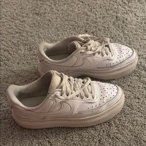 Nike White Sneakers (Nike Court Vision Alta)